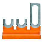 WEIDMULLER - Collegamento trasversale (Morsetto), se avvitato, arancione, 41 A, Numero di poli: 3, Passo in mm: 7.90, Isolato: Sì, Larghezza: 22 mm
