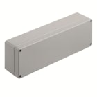 WEIDMULLER - Custodia in metallo, Larghezza: 250 mm, Posizione verticale: 80 mm, Profondità: 55 mm, Rivestito a polvere, strutturato, Piastra a flangia: No, allumi