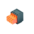 WEIDMULLER - Connettore PCB (collegamento del conduttore), 160 V, 10.6 A, Passo in mm: 3.50, 1 mm², Numero di poli: 8, Molla autobloccante, Box