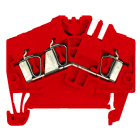 WEIDMULLER - Morsettiera passante, Molla autobloccante, rosso, 2.5 mm², 24 A, 800 V, Numero di collegamenti: 3