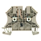 WEIDMULLER - Morsetto sezionatore di prova, Collegamento a vite, Beige scuro, 2.5 mm², 0.5 A, 500 V, Numero di collegamenti: 2, Numero di piani: 1