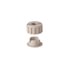 WEIDMULLER - Elemento di fissaggio (Morsetto), Beige scuro, Posizione verticale: 14.5 mm, Larghezza: 14.5 mm, Wemid, 120 °C