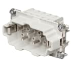 WEIDMULLER - Inserto di contatto (Connettori a innesto industriali), Maschio, 830 V, 20 A, Numero di poli: 5, Molla autobloccante, Dimensioni di installazione: 4