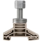WEIDMULLER - Morsetto a bullone, Collegamento a bullone, Beige scuro, 120 mm², 269 A, 1000 V, Numero di collegamenti: 1, Numero di piani: 1, TS 35, V-0, Wemid