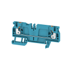 WEIDMULLER - Morsettiera passante, PUSH IN, blu, 2.5 mm², 24 A, 800 V, Numero di collegamenti: 2