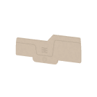 WEIDMULLER - Piastra terminale per morsetti, Beige scuro, Posizione verticale: 78 mm, Larghezza: 2.1 mm, V-0, Wemid, bloccabile: Sì