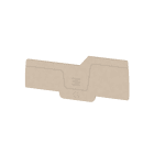 WEIDMULLER - Piastra terminale per morsetti, Beige scuro, Posizione verticale: 87.25 mm, Larghezza: 2.1 mm, V-0, Wemid, bloccabile: Sì