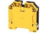 WEIDMULLER - Morsettiera passante, Collegamento a vite, nero/giallo, 50 mm², 150 A, 1000 V, Numero di collegamenti: 2