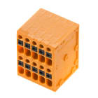 WEIDMULLER - Morsetto per circuito stampato, 200 V, 17.5 A, Passo in mm: 3.50, 1.5 mm², Numero di poli: 10, PUSH IN con attuatore, Collegamento a saldare THT, 90°,