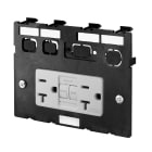 WEIDMULLER - Piastra inserto per custodie portacomponenti, integrata, Inserto piastra, non schermate, 1 x GFCI, 1 x fusibile, 2x dati, 1x segnale