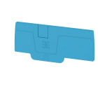 WEIDMULLER - Piastra terminale per morsetti, blu, Posizione verticale: 71.9 mm, Larghezza: 2.1 mm, V-0, Wemid, bloccabile: Sì