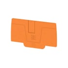 WEIDMULLER - Piastra terminale per morsetti, arancione, Posizione verticale: 64.93 mm, Larghezza: 2.1 mm, V-0, Wemid, bloccabile: Sì