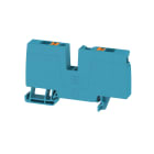 WEIDMULLER - Morsetto d'alimentazione, PUSH IN, blu, 6 mm², 41 A, 800 V, Numero di collegamenti: 2, Numero di piani: 1, TS 35, V-0, Wemid