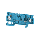 WEIDMULLER - Morsetto sezionatore di prova, PUSH IN, blu, 2.5 mm², 20 A, 500 V, Numero di collegamenti: 2, Numero di piani: 1