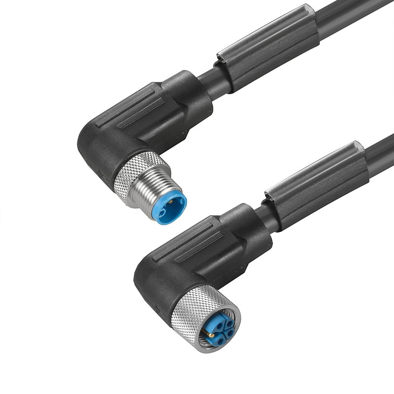 WEIDMULLER - Cavi sensore-attuatore, M12 / M12, Numero di poli: 5, 5 m, perno, 90° - presa 90°, LED: No, Schermato: No