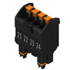 WEIDMULLER - Connettore PCB (collegamento del conduttore), 320 V, Passo in mm: 5.00, Numero di poli: 4, PUSH IN con attuatore, Box