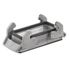 WEIDMULLER - Custodia connettori industriali, Base passante, Gancio trasversale in basso, Dimensioni di installazione: 6, IP65, in stato collegato