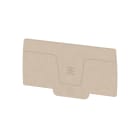 WEIDMULLER - Piastra terminale per morsetti, Beige scuro, Posizione verticale: 78.83 mm, Larghezza: 2.1 mm, V-0, Wemid, bloccabile: Sì