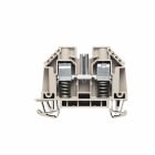 WEIDMULLER - Morsettiera passante, Collegamento a vite, Beige scuro, 10 mm², 57 A, 500 V, Numero di collegamenti: 2