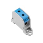 WEIDMULLER - Morsetto ripartitore di potenziale, Collegamento a vite, blu, 50 mm², 150 A, 1000 V, Numero di collegamenti: 2, Numero di piani: 1