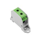 WEIDMULLER - Morsetto ripartitore di potenziale, Collegamento a vite, verde, 50 mm², 150 A, 1000 V, Numero di collegamenti: 2, Numero di piani: 1