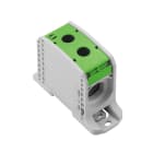 WEIDMULLER - Morsetto ripartitore di potenziale, Collegamento a vite, verde, 185 mm², 353 A, 1000 V, Numero di collegamenti: 2, Numero di piani: 1