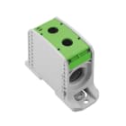 WEIDMULLER - Morsetto ripartitore di potenziale, Collegamento a vite, verde, 300 mm², 520 A, 1000 V, Numero di collegamenti: 2, Numero di piani: 1
