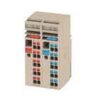 WEIDMULLER - Morsettiera unipolare e multipolare, PUSH IN, Beige scuro, 10 mm², 48 A, 800 V, Numero di collegamenti: 2, Numero di piani: 1