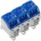 WEIDMULLER - Morsetto ripartitore di potenziale, Collegamento a vite, blu, 35 mm², 214 A, 1000 V, Numero di collegamenti: 18, Numero di piani: 1