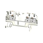 WEIDMULLER - Morsettiera passante, PUSH IN, bianco, 1.5 mm², 17.5 A, 500 V, Numero di collegamenti: 3
