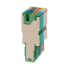 WEIDMULLER - Connettore (Morsetto), PUSH IN, 4 mm², 32 A, 800 V, Numero di collegamenti: 4, Numero di poli: 4, Larghezza: 24.4 mm