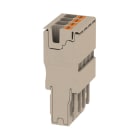 WEIDMULLER - Connettore (Morsetto), PUSH IN, 4 mm², 32 A, 800 V, Numero di collegamenti: 4, Numero di poli: 4, Larghezza: 24.4 mm