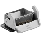 WEIDMULLER - Custodia connettori industriali, Base passante, Gancio longitudinale in basso, Gancio longitudinale sostituibile, Dimensioni di installazione: 3, IP65