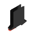 WEIDMULLER - Elemento base (custodia modulare), Larghezza: 22.5 , IP20 installato, Plastica, nero