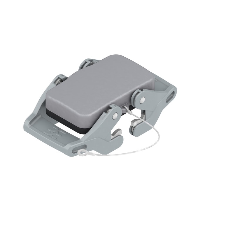 WEIDMULLER - Custodia connettori industriali, Coperchio per parte superiore, Gancio trasversale in basso, Dimensioni di installazione: 4, IP65, in stato collegato