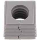 WEIDMULLER - Passacavo fessurato (Sistema di inserimento cavi), 11 mm, 12 mm, -40 °C, 90 °C, TPE, Grigio chiaro