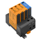 WEIDMULLER - Scaricatore di sovratensione AC combinato (Tipo 1+2), Tensione di rete: 230 V / 400 V, Rete a bassa tensione: TN-C-S, TN-S, TT, IT con N, IT senza N,