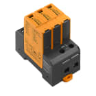 WEIDMULLER - Scaricatore di sovratensione AC combinato (Tipo 1+2), Tensione di rete: 400 V / 690 V, Rete a bassa tensione: TN-C, IT senza N, Numero di poli: 3