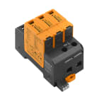 WEIDMULLER - Scaricatore di sovratensione AC (Tipo 2), Tensione di rete: 120 V / 240 V, Rete a bassa tensione: TN-C, Numero di poli: 3