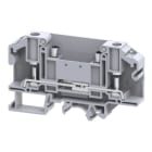 WEIDMULLER - Morsetto a bullone, Collegamento a bullone, grigio, 6 mm², 41 A, 1000 V, Numero di collegamenti: 2, Numero di piani: 1, TS 32, TS 35, V-2, Poliammide