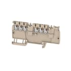 WEIDMULLER - Morsettiera passante, PUSH IN, arancione, 1.5 mm², 16 A, 250 V, Numero di collegamenti: 6
