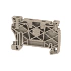 WEIDMULLER - Terminale di fissaggio, Beige scuro, TS 35, V-0, Wemid, Larghezza: 6 mm, 130 °C