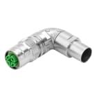 WEIDMULLER - Connettore circolare (personalizzabile sul campo), M12, Codificato X, Collegamento a crimpare, Numero di poli: 8, IP67, Collegamento schermato: Sì, cr