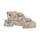 WEIDMULLER - Morsetto da installazione multi piano, PUSH IN, Beige scuro, 2.5 mm², 24 A, 400 V, Numero di collegamenti: 4, Numero di piani: 2