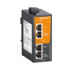 WEIDMULLER - Iniettore PoE, Gigabit Ethernet, 2x  RJ45 10/100/1000BaseT(X), 2x  RJ45 10/100/1000 BaseT(X) PoE+, IP30, -40 °C...75 °C