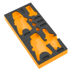 WEIDMULLER - Inserto (carrello da officina), vuoto, Posizione verticale: 446 mm, Larghezza: 200 mm, Profondità: 50 mm