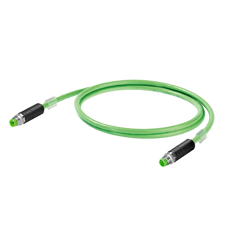WEIDMULLER - Cavo PROFINET (preconfezionato), Codificato D M8 – pin diritto IP67, Codificato D M8 – pin diritto IP67, Numero di poli: 4, Lunghezza: 30 m