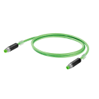 WEIDMULLER - Cavo PROFINET (preconfezionato), Codificato D M8 – pin diritto IP67, Codificato D M8 – pin diritto IP67, Numero di poli: 4, Lunghezza: 30 m