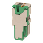 WEIDMULLER - Connettore (Morsetto), PUSH IN, 1.5 mm², 17.5 A, 500 V, Numero di collegamenti: 3, Numero di poli: 3, Larghezza: 10.5 mm