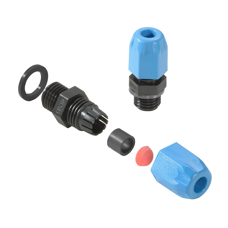 WEIDMULLER - Pressacavo Ex (plastica), VG Exi 7J (pressacavo in plastica Ex 7J Exi), diritto, M 12, 10 mm, OD min. 4 - OD max. 6.5 mm, IP54, IP66, IP67, IP68 - 5 b